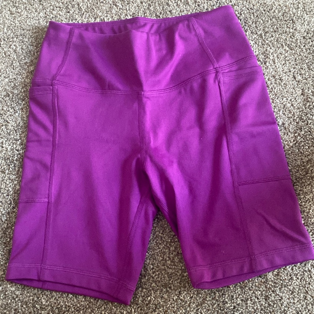 Purple Biker Shorts